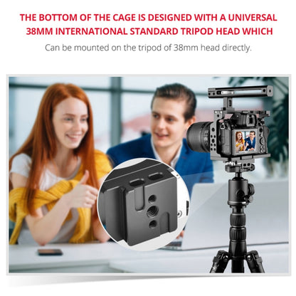 YELANGU C15-B YLG0711A-A Video Camera Cage Stabilizer with Handle for Nikon Z6 / Z7, YLG0711A-A