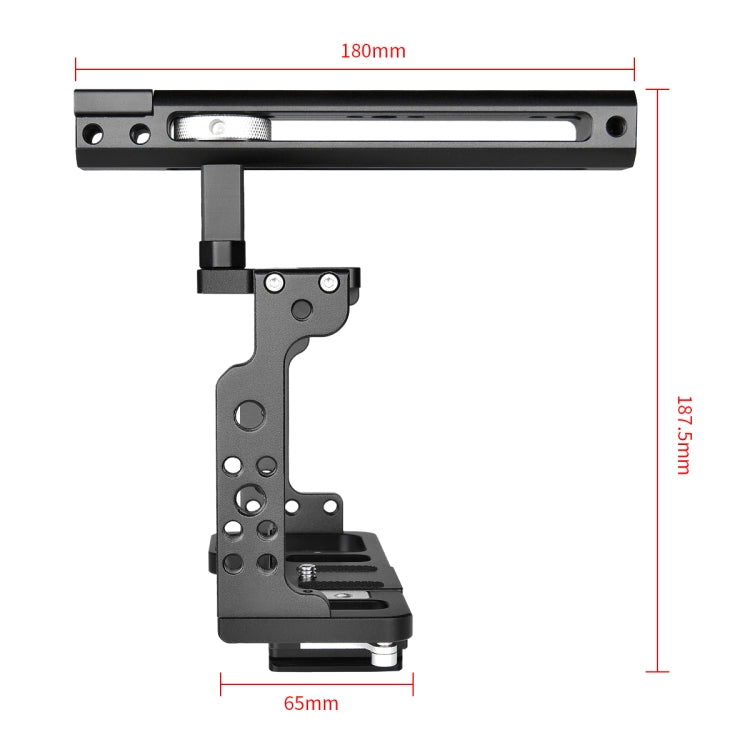 YELANGU C15-B YLG0711A-A Video Camera Cage Stabilizer with Handle for Nikon Z6 / Z7, YLG0711A-A