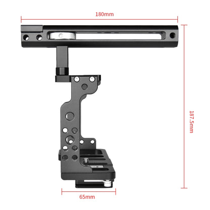 YELANGU C15-B YLG0711A-A Video Camera Cage Stabilizer with Handle for Nikon Z6 / Z7, YLG0711A-A