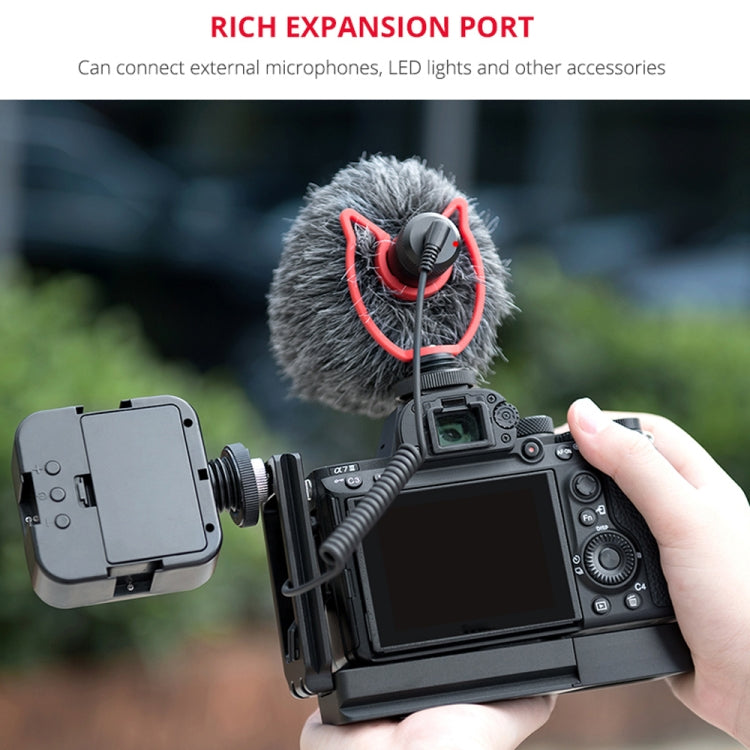 YELANGU CL6 YLG0712A Vertical Shoot Quick Release L Plate Bracket Base Holder for Sony A9 (ILCE-9) / A7 III/ A7R III, For Sony A9