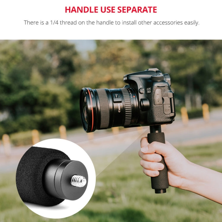 YELANGU PC08 YLG0117A Handheld Grip Holder Bracket with Mobile Phone Metal Clamp, Bracket