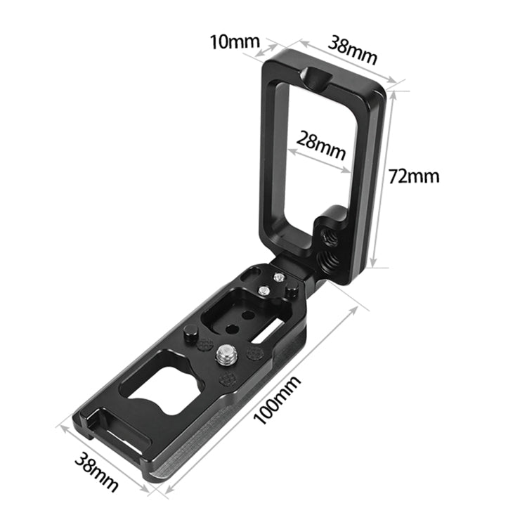 1/4 inch  Vertical Shoot Quick Release L Plate Bracket Base Holder for Nikon Z6 / Z7, For Nikon Z6 / Z7