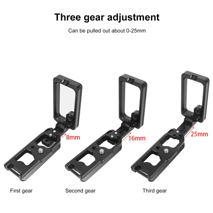 1/4 inch  Vertical Shoot Quick Release L Plate Bracket Base Holder for Nikon Z6 / Z7, For Nikon Z6 / Z7