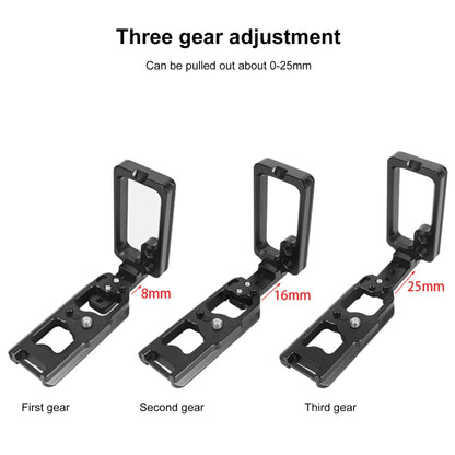 1/4 inch  Vertical Shoot Quick Release L Plate Bracket Base Holder for Nikon Z6 / Z7, For Nikon Z6 / Z7