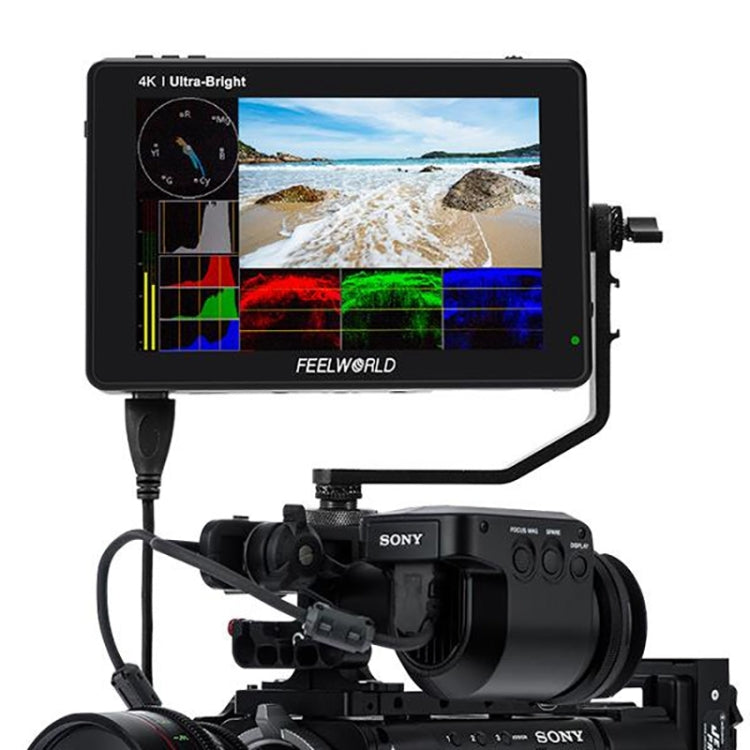 FEELWORLD LUT7 1920x1200 2200 nits 7 inch IPS Screen HDMI 4K Touch Screen Camera Field Monitor, LUT7