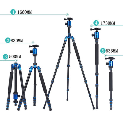 TRIOPO Oubao A-688 Adjustable Portable  Aluminum Alloy Tripod with Ball Head for SLR Camera, A-688