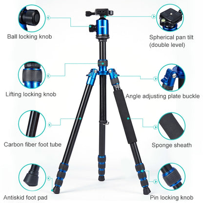 TRIOPO Oubao A-688 Adjustable Portable  Aluminum Alloy Tripod with Ball Head for SLR Camera, A-688