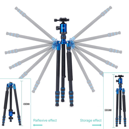 TRIOPO Oubao A-688 Adjustable Portable  Aluminum Alloy Tripod with Ball Head for SLR Camera, A-688