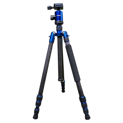 TRIOPO Oubao C-608S Adjustable Portable Carbon Fiber Tripod with Ball Head for SLR Camera, C-608S