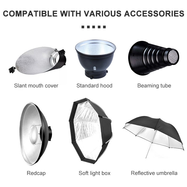 TRIOPO Oubao TTR400W 60x90cm Studio Softbox + Tripod Mount + 2x E27 150W Light Bulb Photography Lighting Tow Piece Set, TTR400W