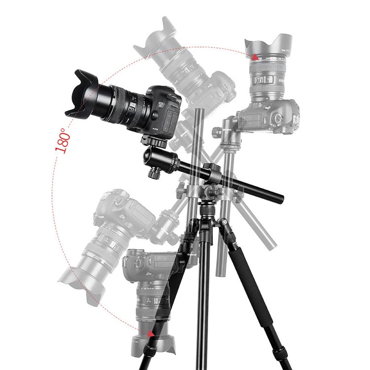 TRIOPO Oubao TA330 Horizontal Arm Tripod Mount Quick Release Center Column Boom Bracket with Tripod Ball-Head, TA330