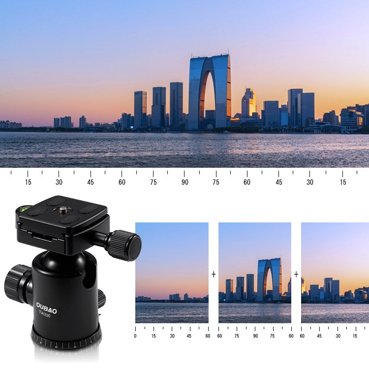 TRIOPO Oubao TA330 Horizontal Arm Tripod Mount Quick Release Center Column Boom Bracket with Tripod Ball-Head, TA330