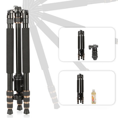 TRIOPO 554 Adjustable Portable  Aluminum Alloy Tripod with D-2A Ball Head for SLR Camera, 554