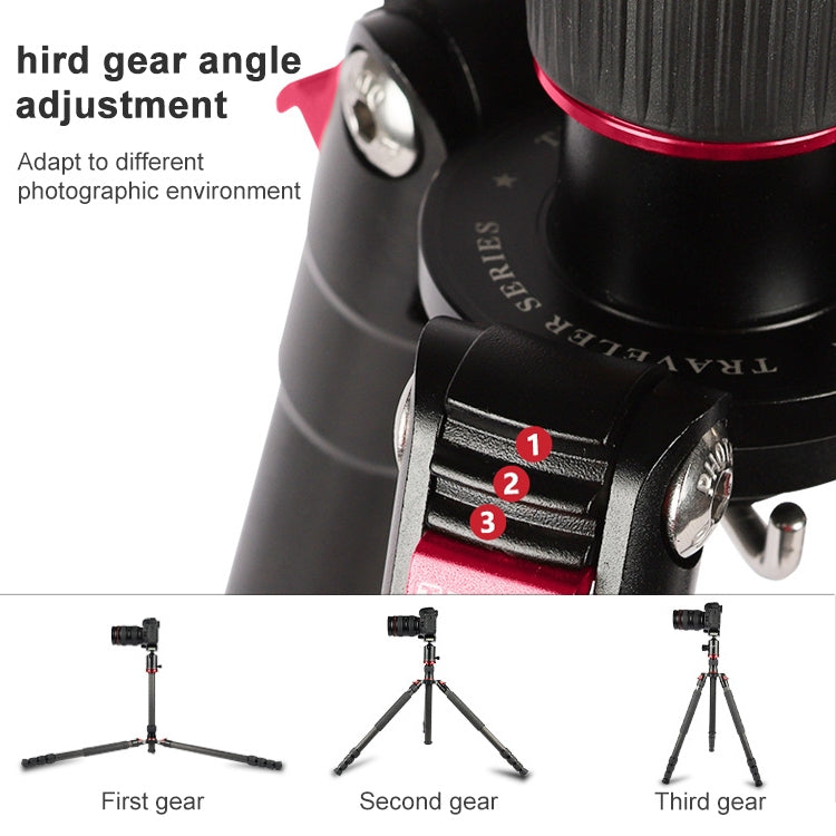 TRIOPO 888 Adjustable Portable Carbon Fiber Tripod with Q-2 Ball Head for SLR Camera, Pipe diameter: 28cm, 888
