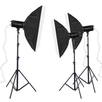 TRIOPO Oubao TTR300W 60x90cm Studio Softbox + 2.8m Tripod Mount + 3 x  Light Bulb Photography Lighting Three Piece Set, TTR300W + 3 x Light