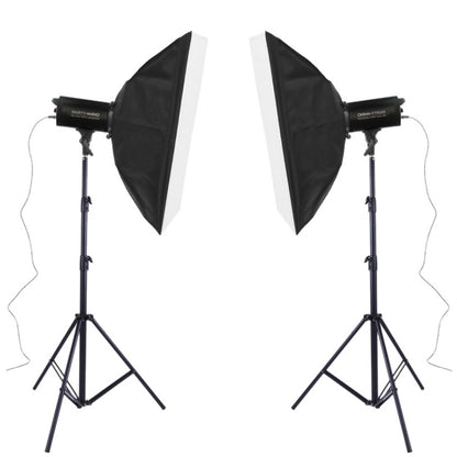 TRIOPO Oubao TTR300W 60x90cm Studio Softbox + Tripod Mount + 2x Light Bulb Photography Lighting Tow Piece Set, TTR300W + 2 x Light