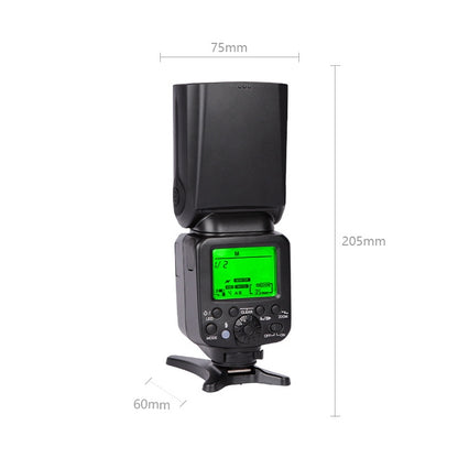 Triopo TR-666 2000mAh 2.4G Wireless Dual TTL Mode Flash Speedlite for Canon / Nikon DSLR Cameras, TR-666