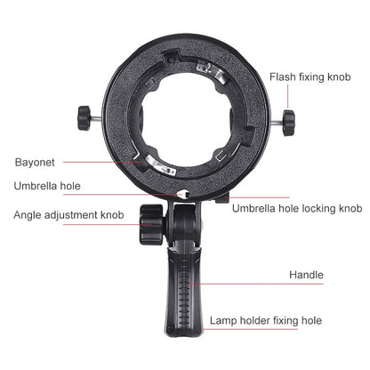 TRIOPO TR-05 Flash Holder Multi-function Camera Universal S-type Holder Accessories Transfer Interface, TRIOPO TR-05