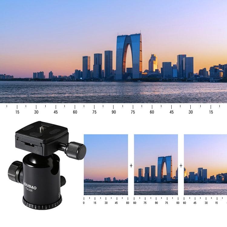TRIOPO Oubao TA300 Adjustable Portable Aluminum Alloy Tripod with Ball Head for SLR Camera, TA300