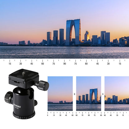 TRIOPO Oubao TA300 Adjustable Portable Aluminum Alloy Tripod with Ball Head for SLR Camera, TA300