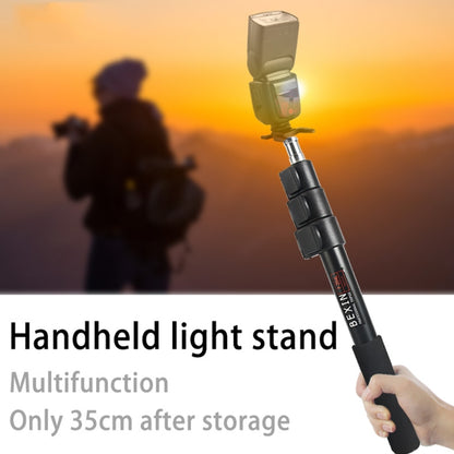 BEXIN P-264L Portable Outdoor Photography Camera Aluminum Alloy Hand-held Lamp Stand Monopod, P-264L