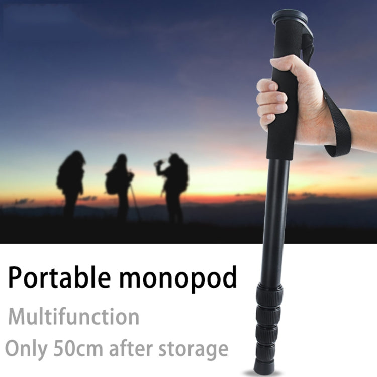 BEXIN P285-A Portable Travel Outdoor DSLR Camera Aluminum Alloy Monopod Holder, P285-A
