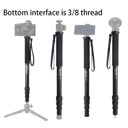 BEXIN P285-A Portable Travel Outdoor DSLR Camera Aluminum Alloy Monopod Holder, P285-A
