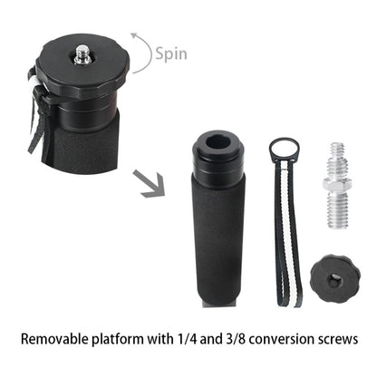 BEXIN P306C Portable Travel Outdoor DSLR Camera Carbon Fiber Monopod Holder, P306C