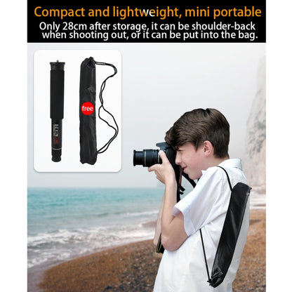 BEXIN P308C Portable Travel Outdoor DSLR Camera Aluminum Alloy Monopod Holder, P308C