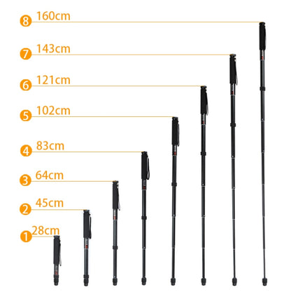 BEXIN P308A Portable Travel Outdoor DSLR Camera Aluminum Alloy Monopod Holder, P308A