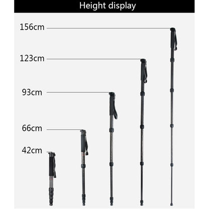 BEXIN MCS285 Portable Travel Outdoor DSLR Camera Carbon Fiber Monopod Holder, MCS285