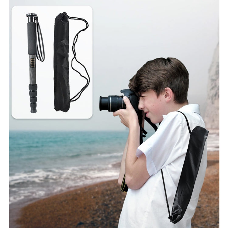 BEXIN P285-C Portable Travel Outdoor DSLR Camera Carbon Fiber Monopod Holder, P285-C