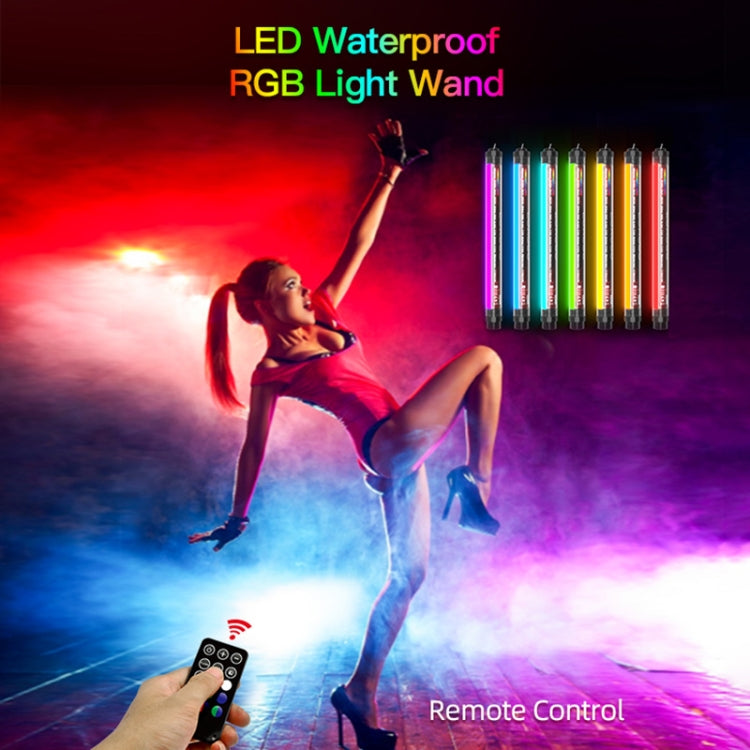 LUXCeO P7RGB Colorful Photo LED Stick Video Light APP Control Adjustable Color Temperature Waterproof Handheld LED Fill Light with Remote Control, P7RGB