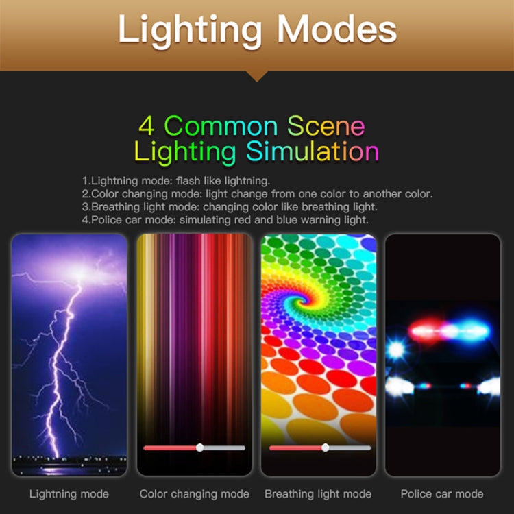 LUXCeO P7RGB Colorful Photo LED Stick Video Light APP Control Adjustable Color Temperature Waterproof Handheld LED Fill Light with Remote Control, P7RGB