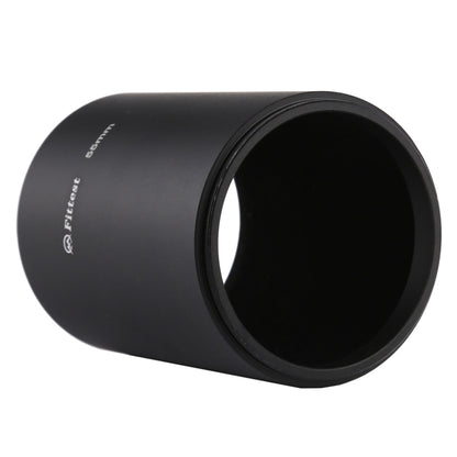 FITTEST 55mm Thread Type Straight Tube Full Metal Lens Hood Shade for Medium Telephoto Lens, 55mm