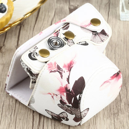 Flower Pattern PU Leather Camera Case for Sony A6000 / A6300 / A6400 / Nex 6