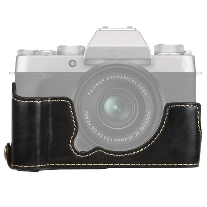 1/4 inch Thread PU Leather Camera Half Case Base for FUJIFILM XT200, For FUJIFILM XT200