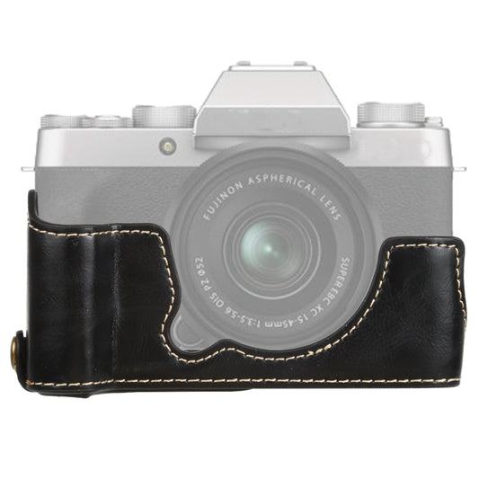 1/4 inch Thread PU Leather Camera Half Case Base for FUJIFILM XT200, For FUJIFILM XT200