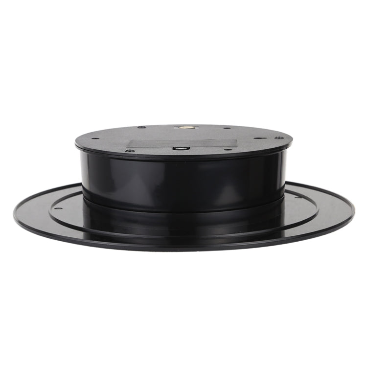 25cm 360 Degree Electric Rotating Mirror Surface Turntable Display Stand Video Shooting Props Turntable for Photography, Load 3kg, Powered by Battery, 25cm Mirror/Powered by Battery(WB), 25cm Mirror/Powered by Battery(B), 25cm Mirror/Powered by Battery(W)