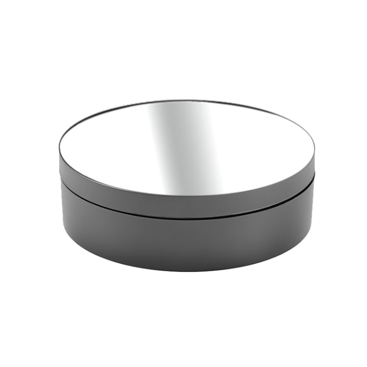 12cm 360 Degree Rotating Turntable Mirror Electric Display Stand Video Shooting Props Turntable, Load: 3kg, 12cm Mirror Black, 12cm Mirror White