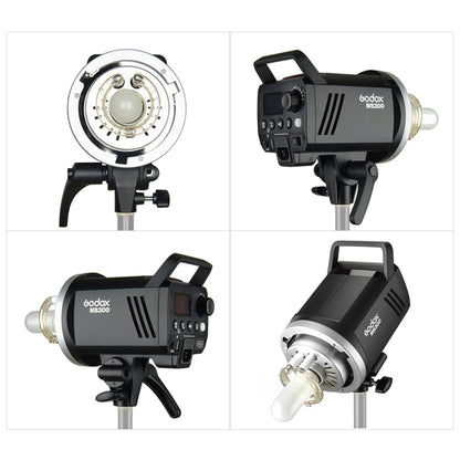 Godox MS300 Studio Flash Light 300Ws Bowens Mount Studio Speedlight with Cover, MS300