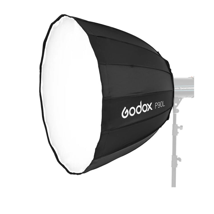 Godox P90L Diameter 90cm Parabolic Softbox Reflector Diffuser for Studio Speedlite Flash Softbox, P90L