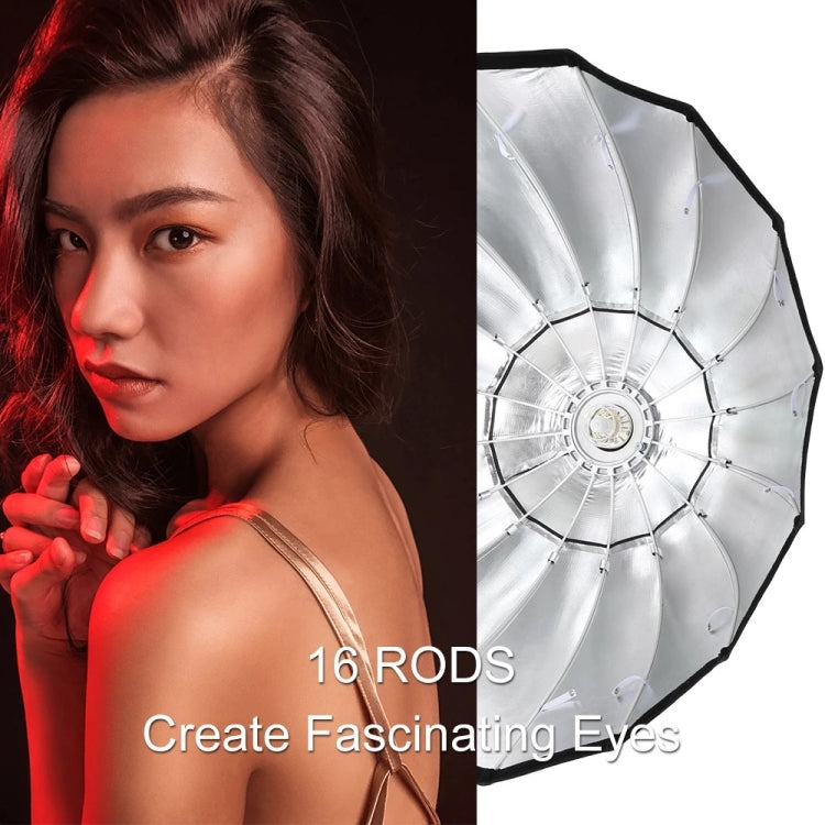 Godox P120L Diameter 120cm Parabolic Softbox Reflector Diffuser for Studio Speedlite Flash Softbox, P120L