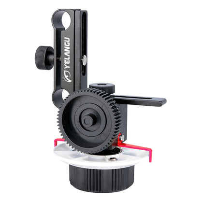 YELANGU F0 Camera Follow Focus with Gear Ring Belt for Canon / Nikon / Video Cameras / DSLR Cameras, F0 (Red), F0 (Orange), F0 (Blue)