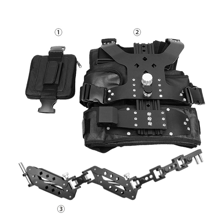 YELANGU B200-C1 Dual Shock-absorbing Arm Stabilizer Vest Camera Support System for DSLR & DV Digital Video Cameras, B200-C1