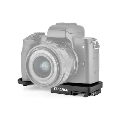 YELANGU CL13 Camera Expansion Board Base L Plate for Canon EOS M50, CL13 for Canon EOS M50