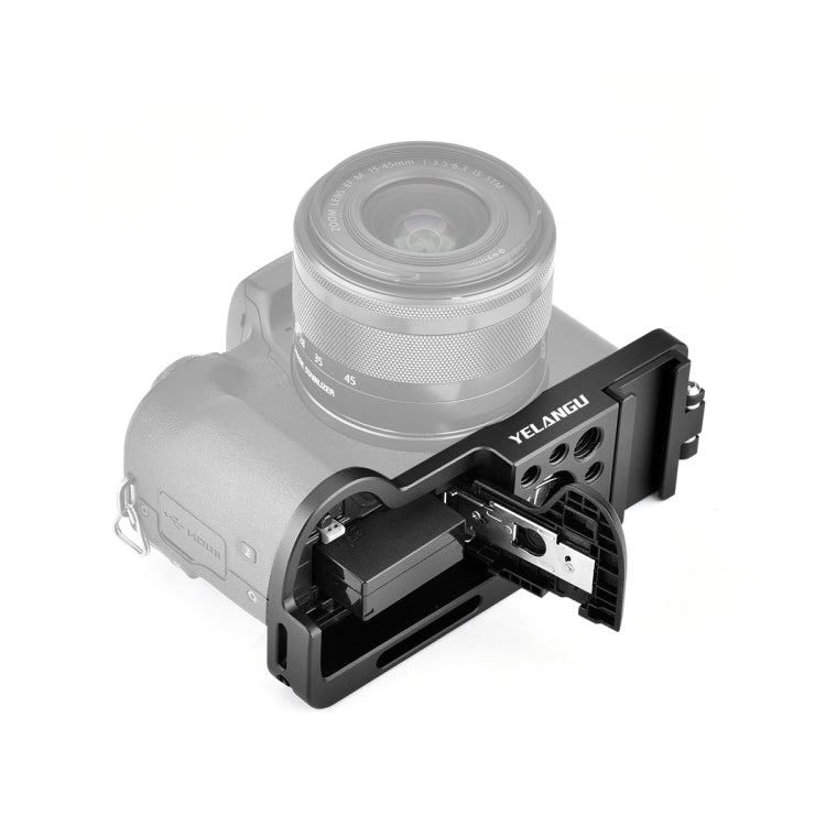 YELANGU CL13 Camera Expansion Board Base L Plate for Canon EOS M50, CL13 for Canon EOS M50