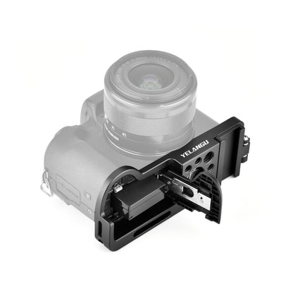 YELANGU CL13 Camera Expansion Board Base L Plate for Canon EOS M50, CL13 for Canon EOS M50