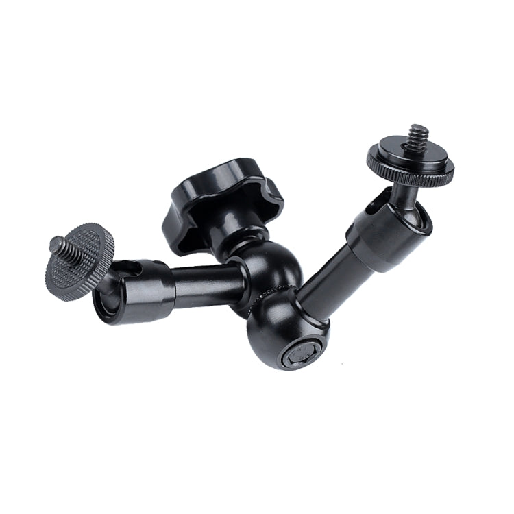 7 inch Adjustable Friction Articulating Magic Arm + Large Claws Clips with Phone Clamp, 7 inch Magic Arm + Claws Clips with Phone Clamp