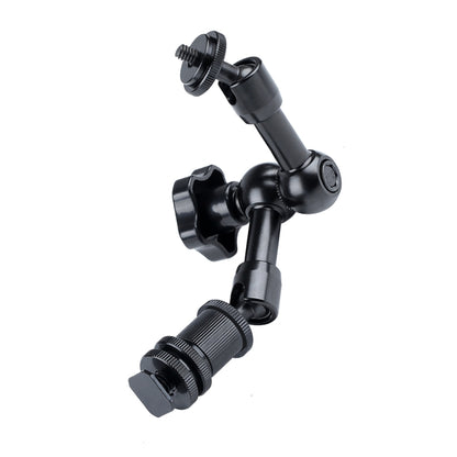 7 inch Adjustable Friction Articulating Magic Arm + Large Claws Clips with Phone Clamp, 7 inch Magic Arm + Claws Clips with Phone Clamp